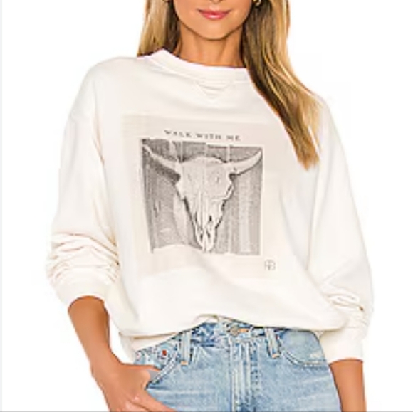 Anine Bing Tops - ANINE BING Ramona Walk With Me Sweatshirt